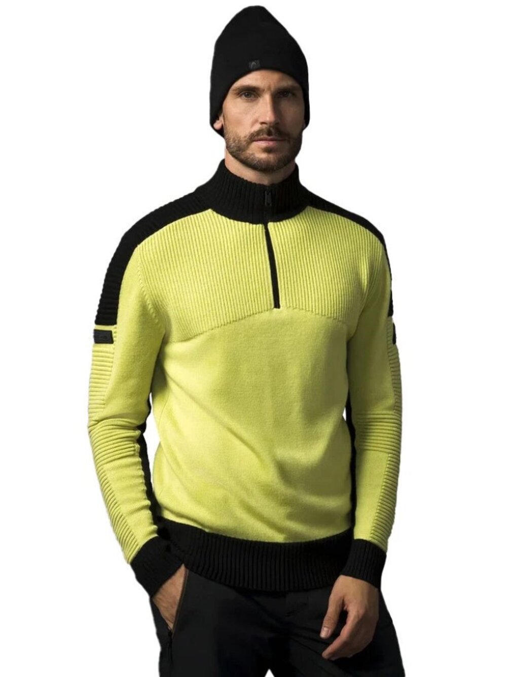 NWT Porsche Head Mens Pullover Ski Sweater - Men's Large Size 52 / 42